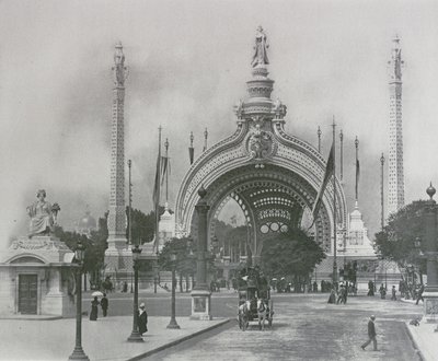 Main Entrance - Universal Exhibition in Paris, 1900 by French Photographer